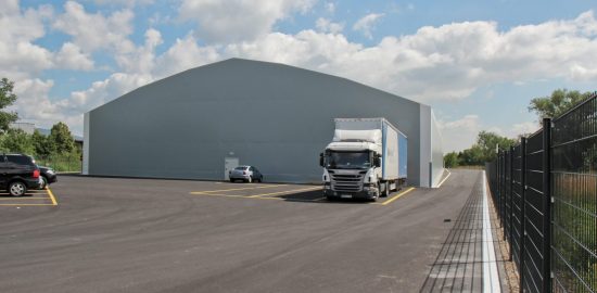 Odpremno skladišče šotorska hala