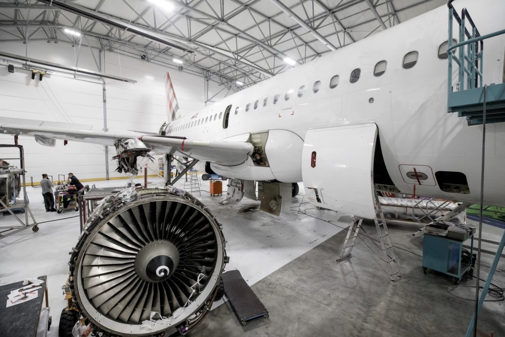 MRO aircraft hangar