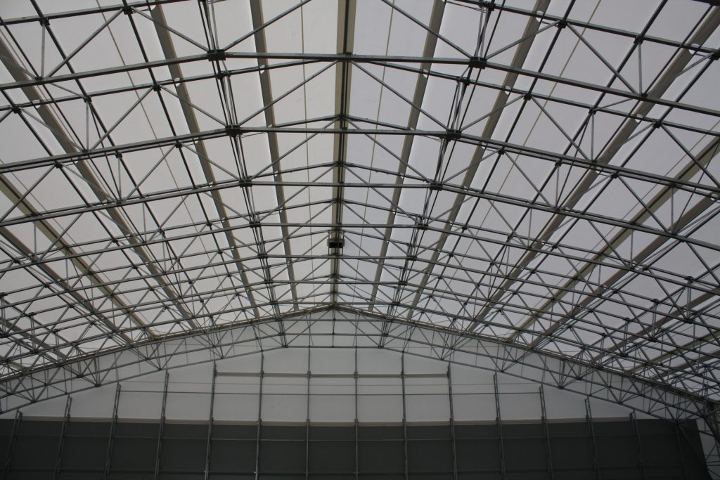 Zelthalle Konstruktion