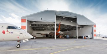 pvc halli MRO hangar Adria Tehnika