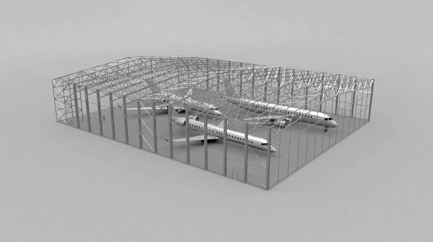 Hangar isoliert