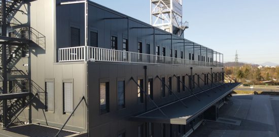 Three-storey multipurpose steel building