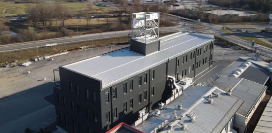 Three-storey multipurpose steel building