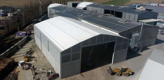 Fabric Structure for waste warehouse