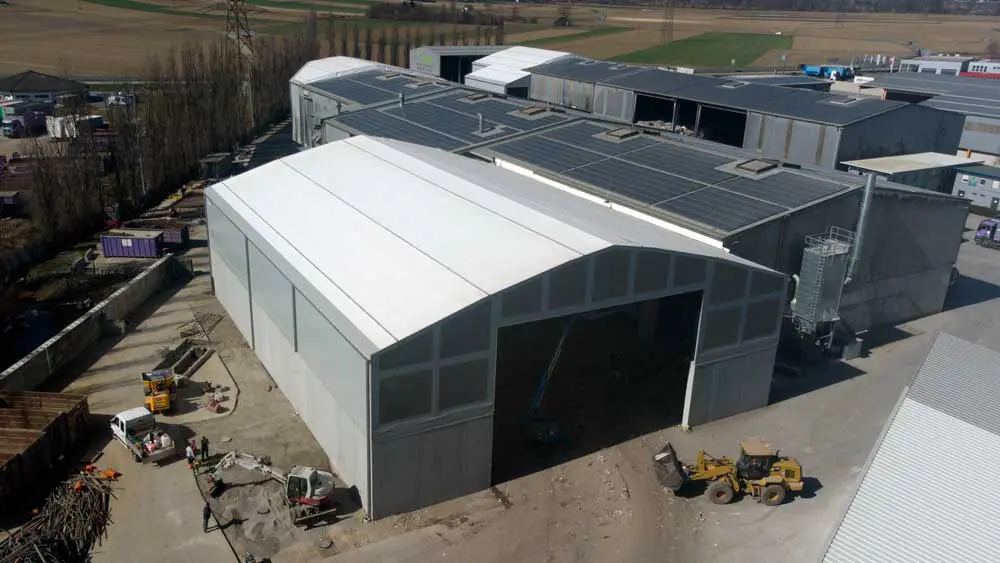Fabric Structure for waste warehouse