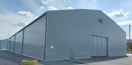 Šotorska hala za logistiko in skladiščenje