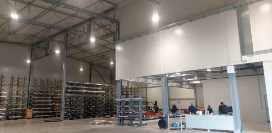 A view of the interior of the multi-purpose hall
