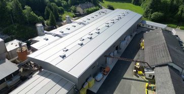 proizvodne hale in skladiščne hale za Lesni center Intechles