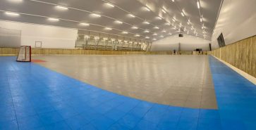 PVC membrane and interior appearance of the facility
