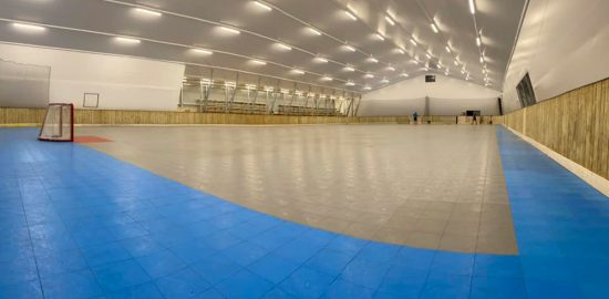 Sports facility for inline hockey