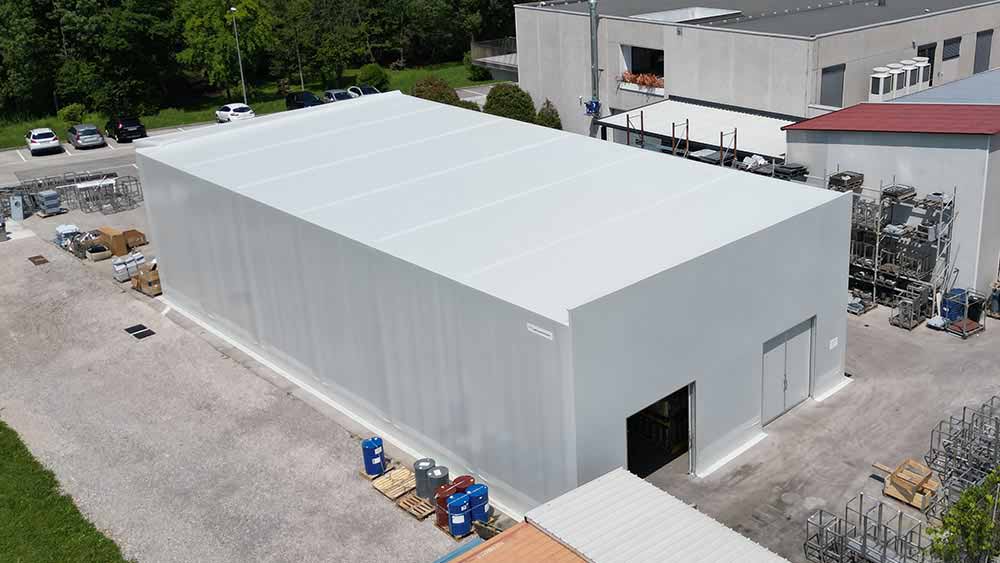 Schwarzmann X® Lagerhalle für Valmar Global